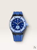 AP × Swatch ROYAL POP｜ブルーフォージドカーボン×ブルーラバー｜3時モデル