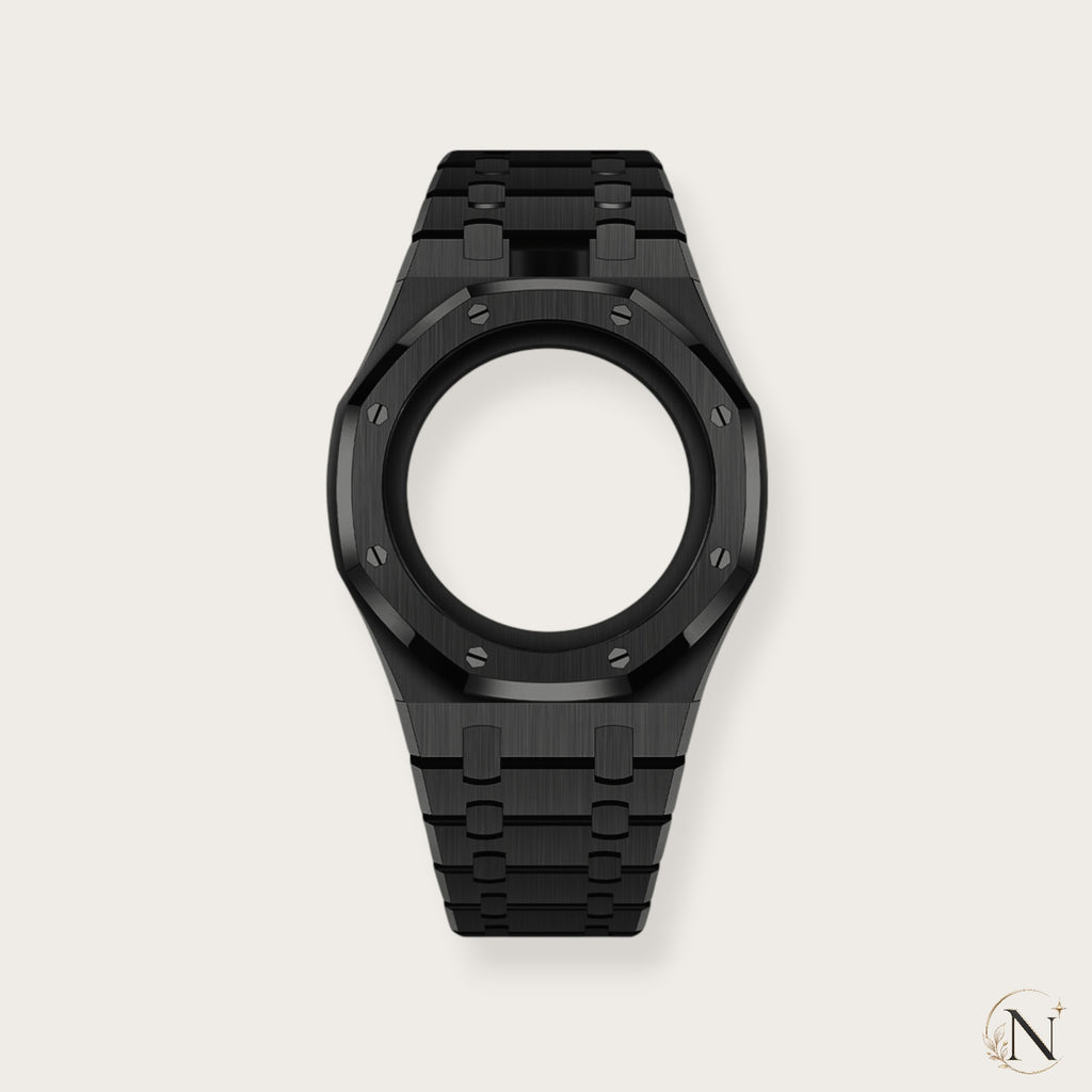AP × Swatch ROYAL POP｜プレミアムフルステンレス ブラック｜3時モデル