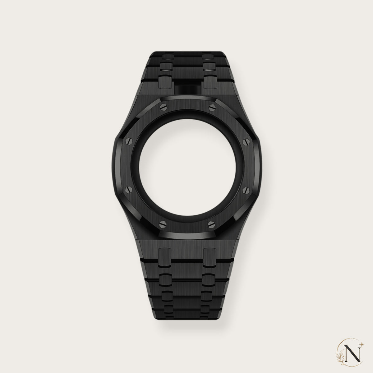 AP × Swatch ROYAL POP｜プレミアムフルステンレス ブラック｜3時モデル