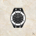 AP × Swatch ROYAL POP｜セラミック×ラバー ブラック×ホワイト｜3時モデル
