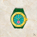 AP × Swatch ROYAL POP｜セラミック×ラバー グリーン｜3時モデル