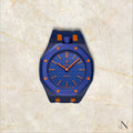 AP × Swatch ROYAL POP｜セラミック×ラバー ネイビー×オレンジ｜12時モデル