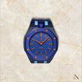 AP × Swatch ROYAL POP｜セラミック×ラバー ネイビー×ライトブルー｜12時モデル