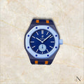 AP × Swatch ROYAL POP｜セラミック×ラバー ネイビー×オレンジ｜3時モデル