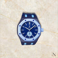 AP × Swatch ROYAL POP｜セラミック×ラバー ネイビー×ライトブルー｜3時モデル