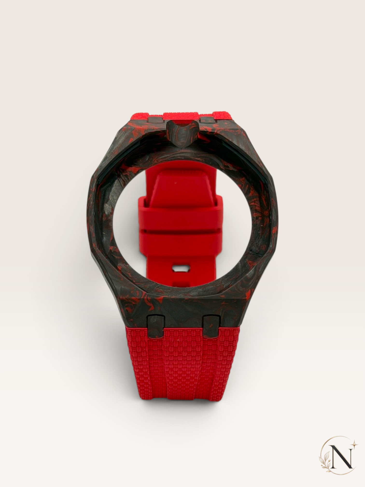 AP × Swatch ROYAL POP｜レッドフォージドカーボン×レッドラバー｜12時モデル