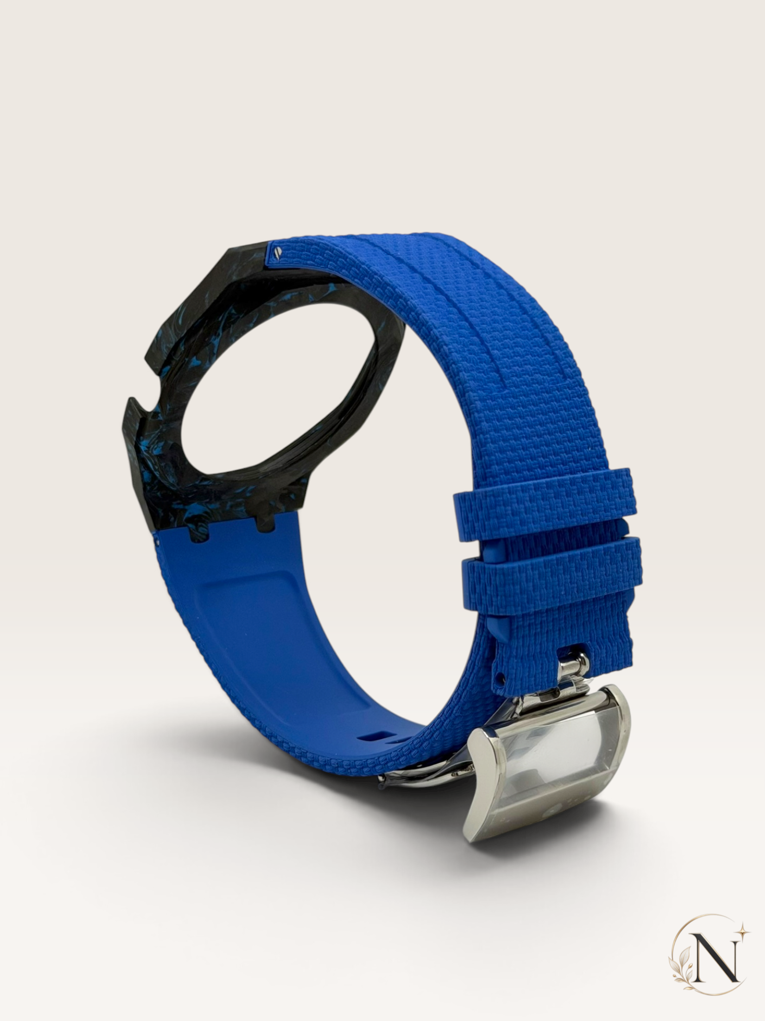 AP × Swatch ROYAL POP｜ブルーフォージドカーボン×ブルーラバー｜3時モデル