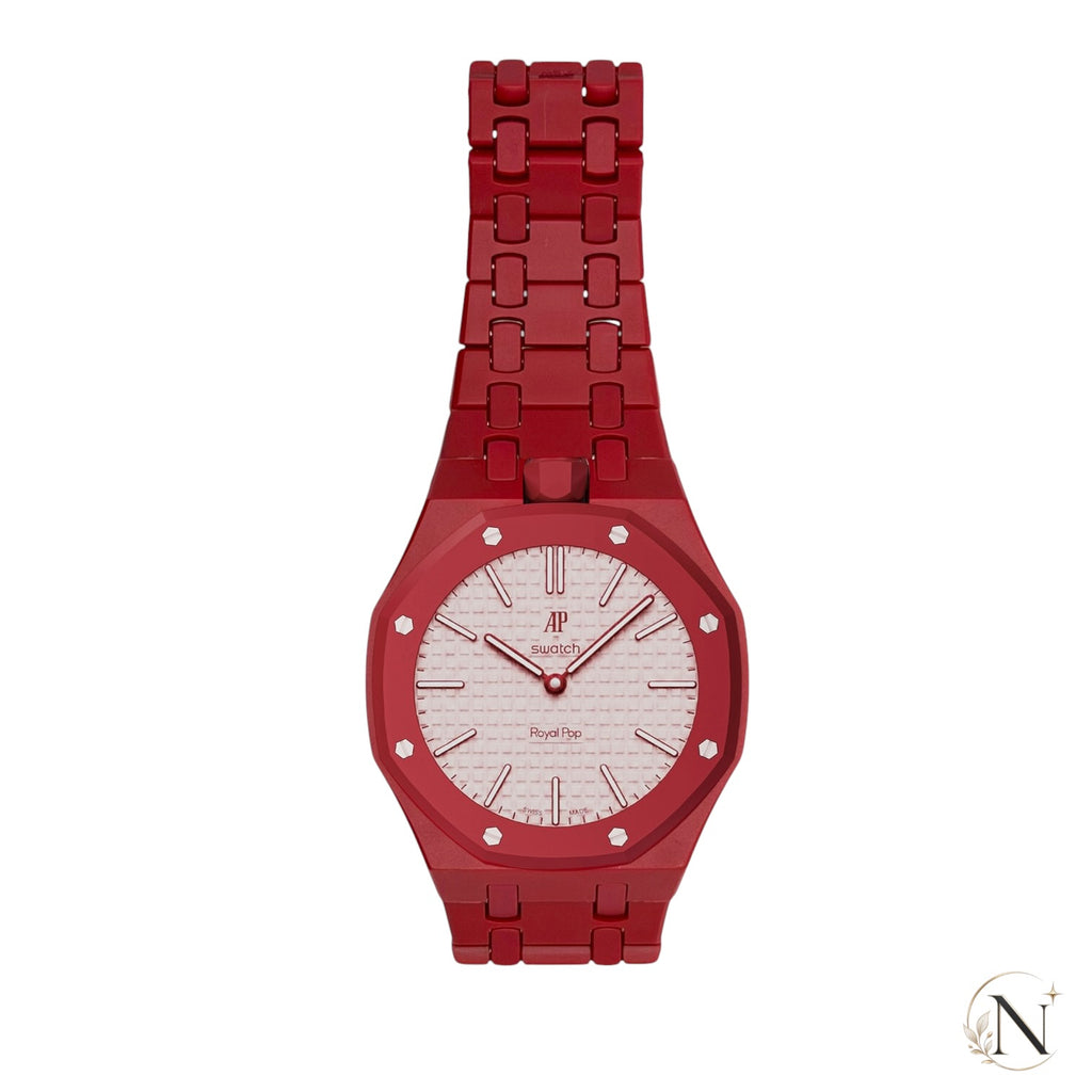 AP × Swatch ROYAL POP｜フルセラミック レッド｜12時モデル