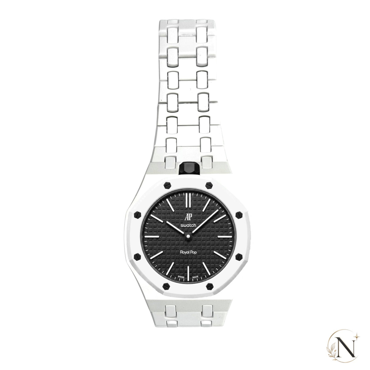 AP × Swatch ROYAL POP｜フルセラミック ホワイト｜12時モデル