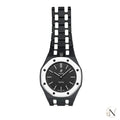 AP × Swatch ROYAL POP｜フルセラミック ブラック×ホワイト｜12時モデル