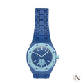 AP × Swatch ROYAL POP｜フルセラミック ブルー｜3時モデル