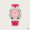 AP × Swatch ROYAL POP｜プレミアムステンレス×ラバー シルバー×レッド｜12時モデル