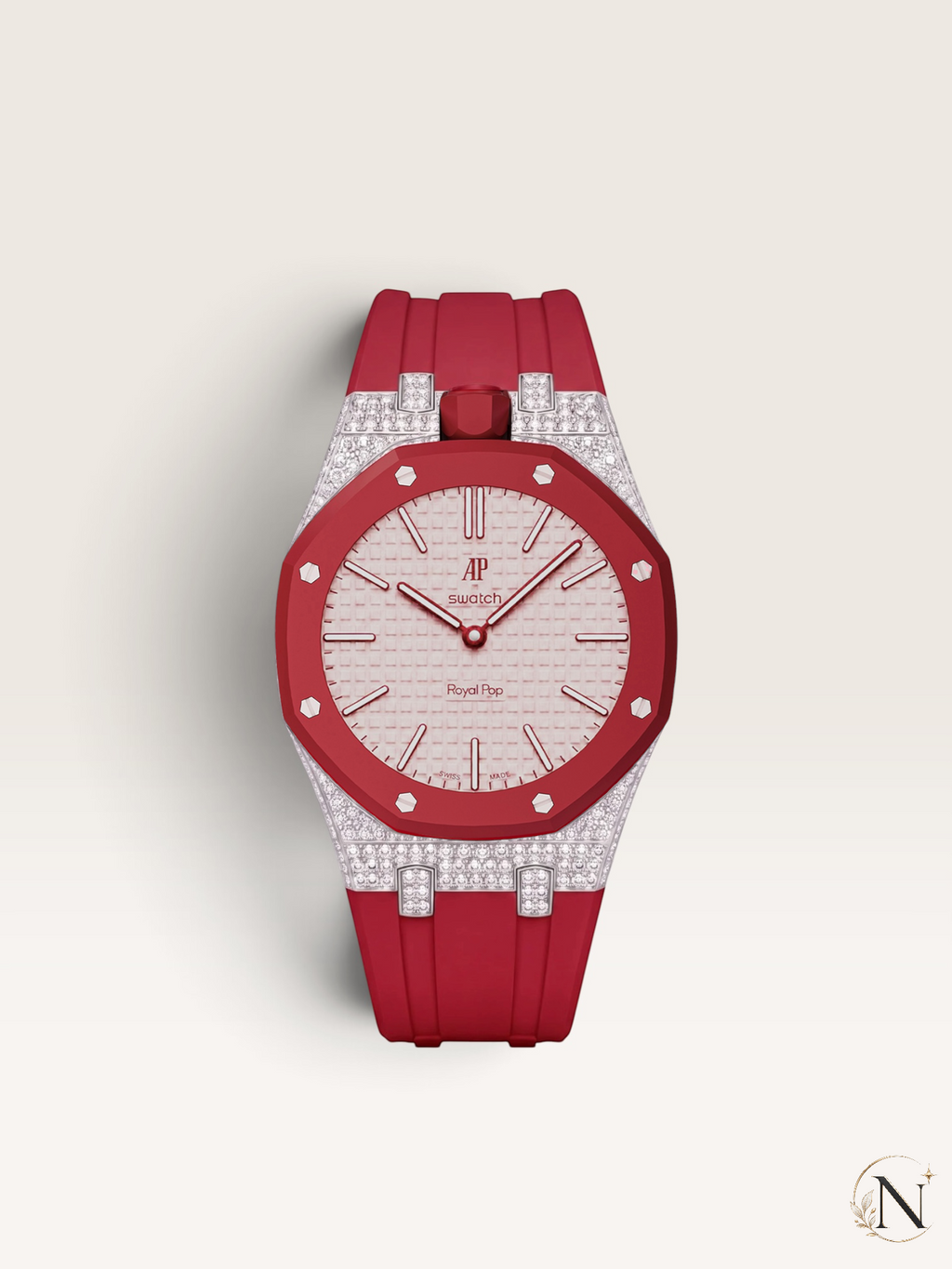 NORDORA AP × Swatch ROYAL POP｜モアッサナイト・パヴェ エディション