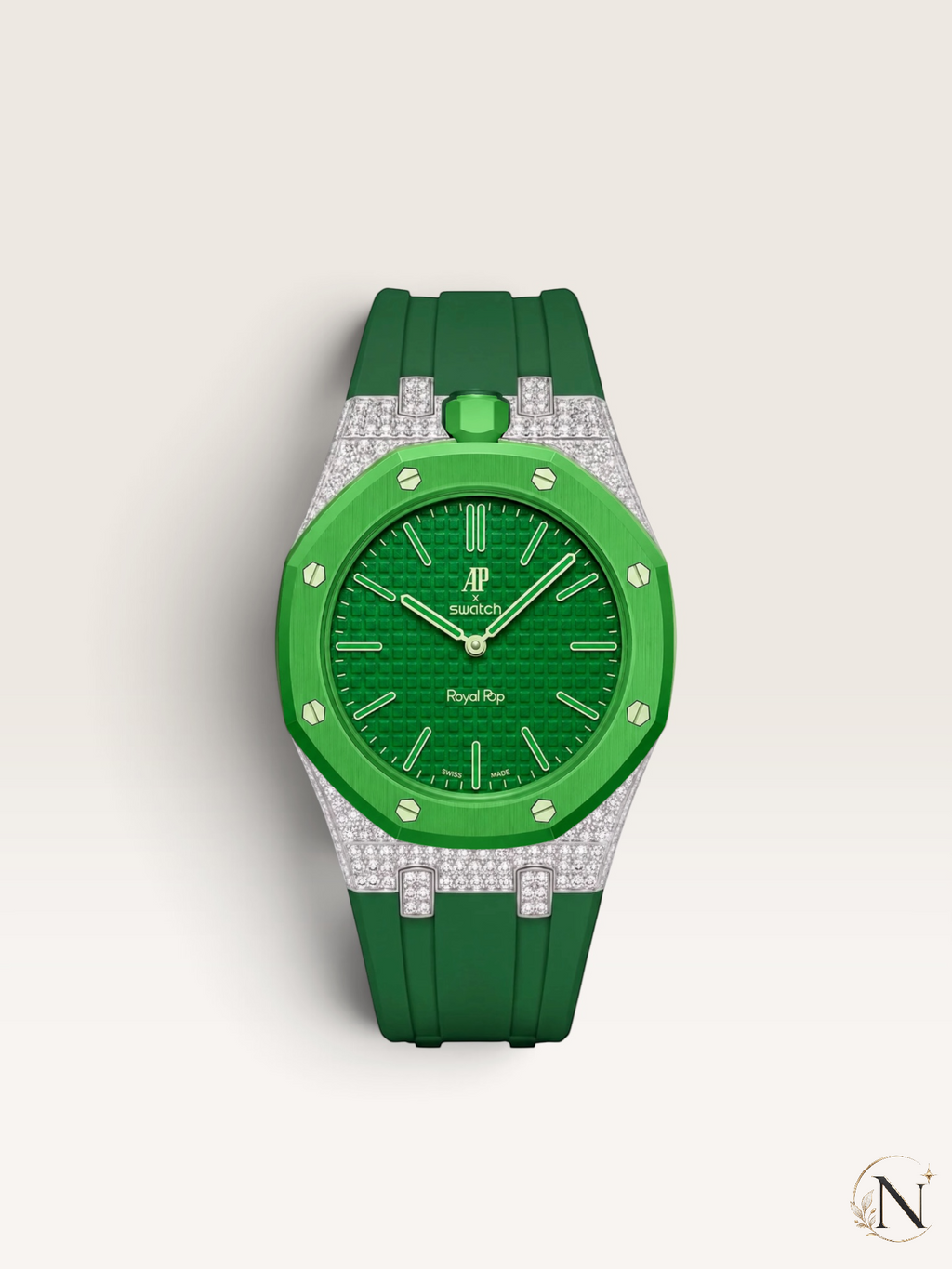 NORDORA AP × Swatch ROYAL POP｜モアッサナイト・パヴェ エディション