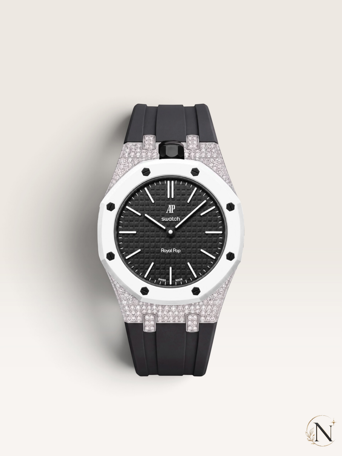 NORDORA AP × Swatch ROYAL POP｜モアッサナイト・パヴェ エディション