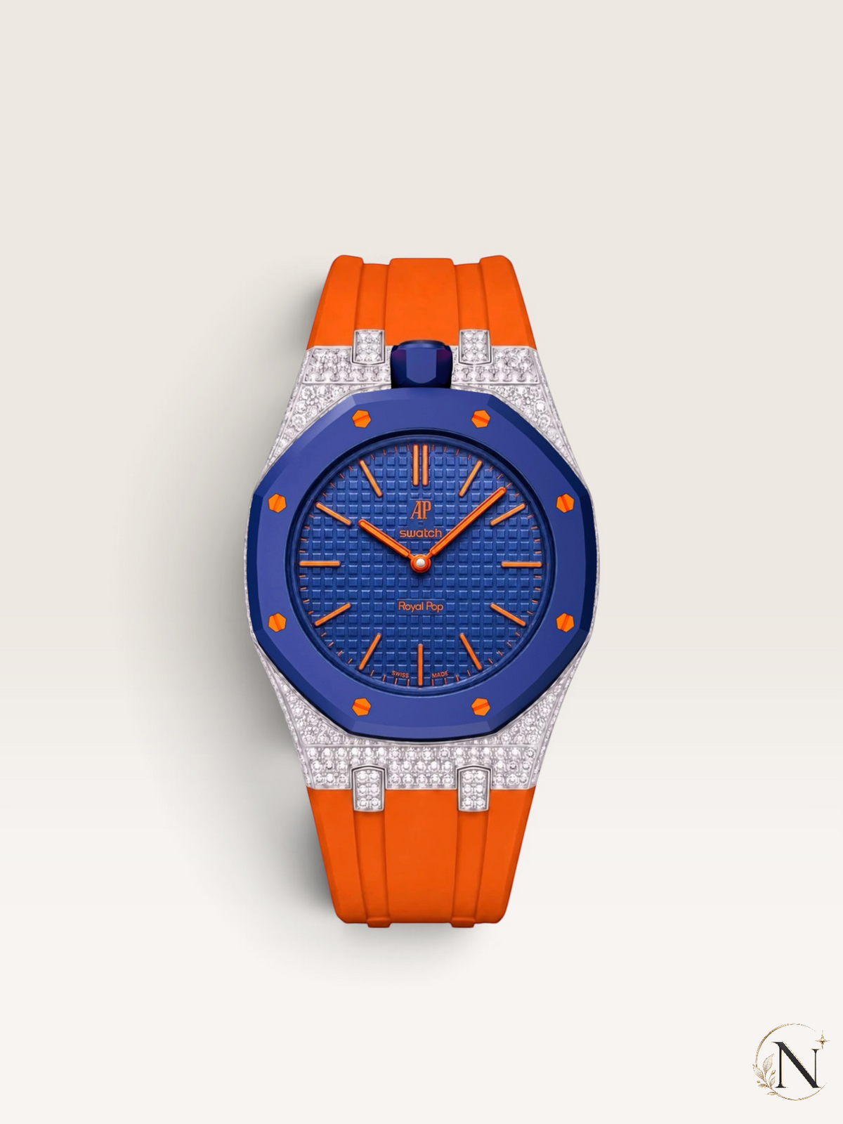 NORDORA AP × Swatch ROYAL POP｜モアッサナイト・パヴェ エディション