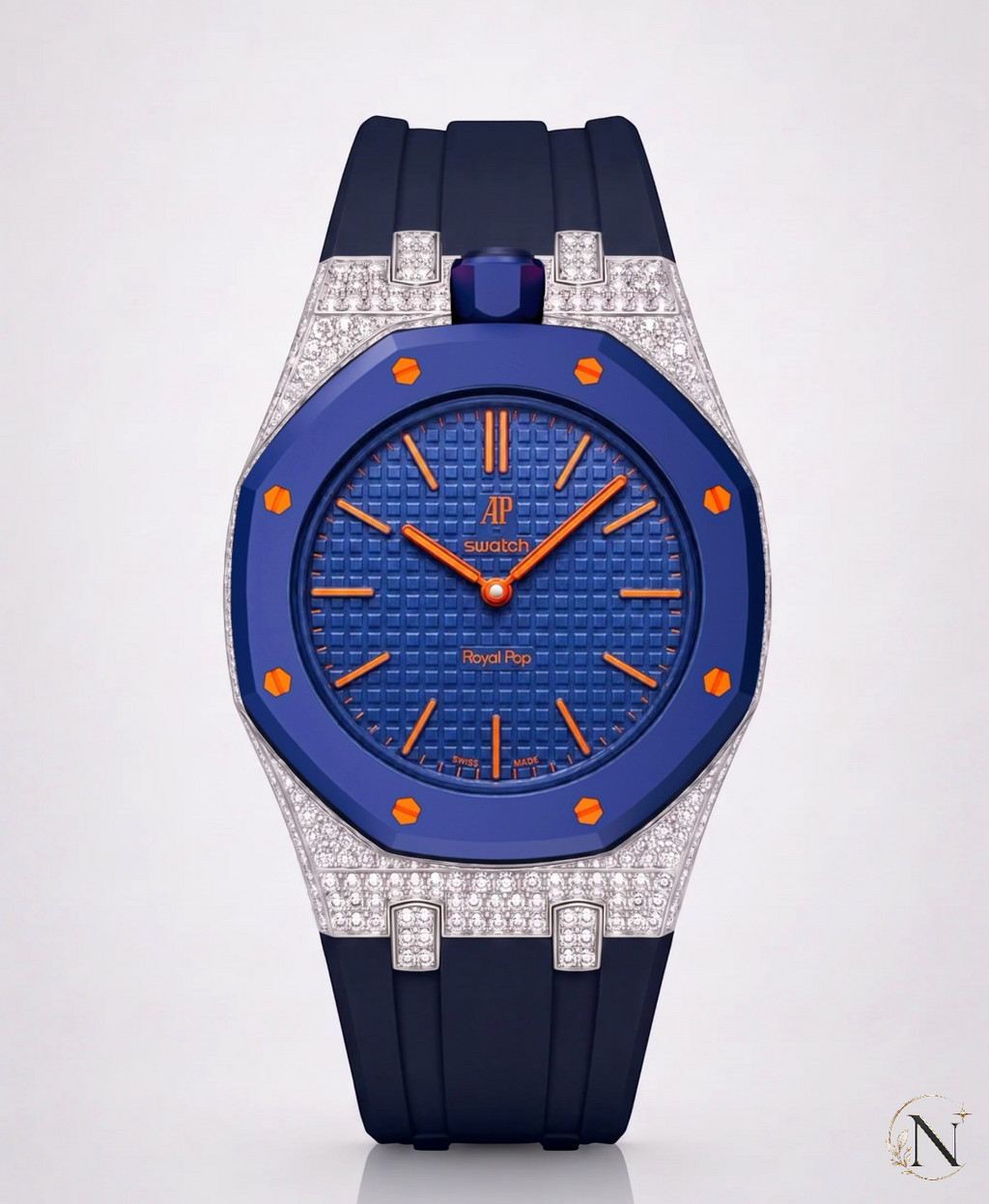 NORDORA AP × Swatch ROYAL POP｜モアッサナイト・パヴェ エディション