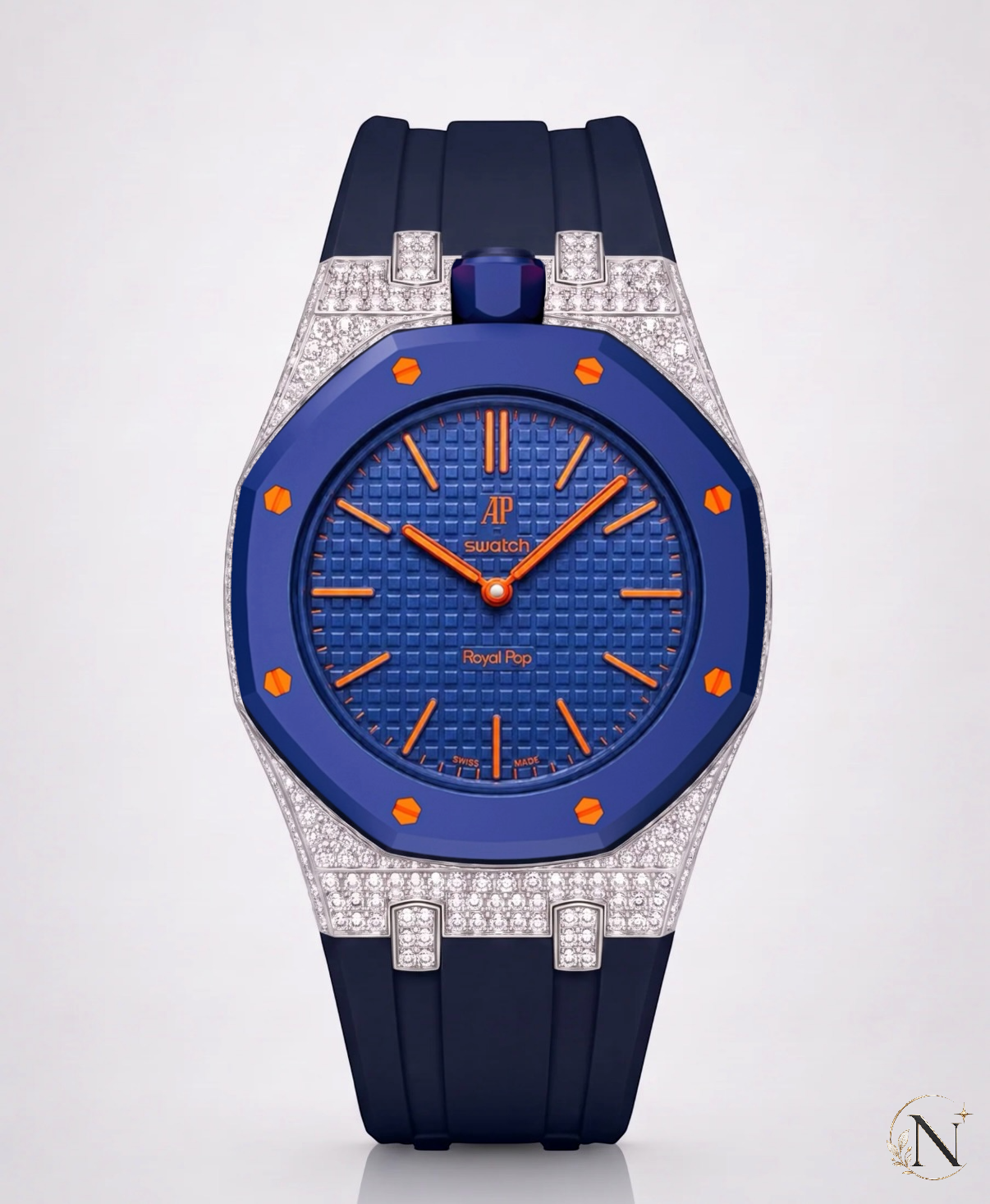 NORDORA AP × Swatch ROYAL POP｜モアッサナイト・パヴェ エディション