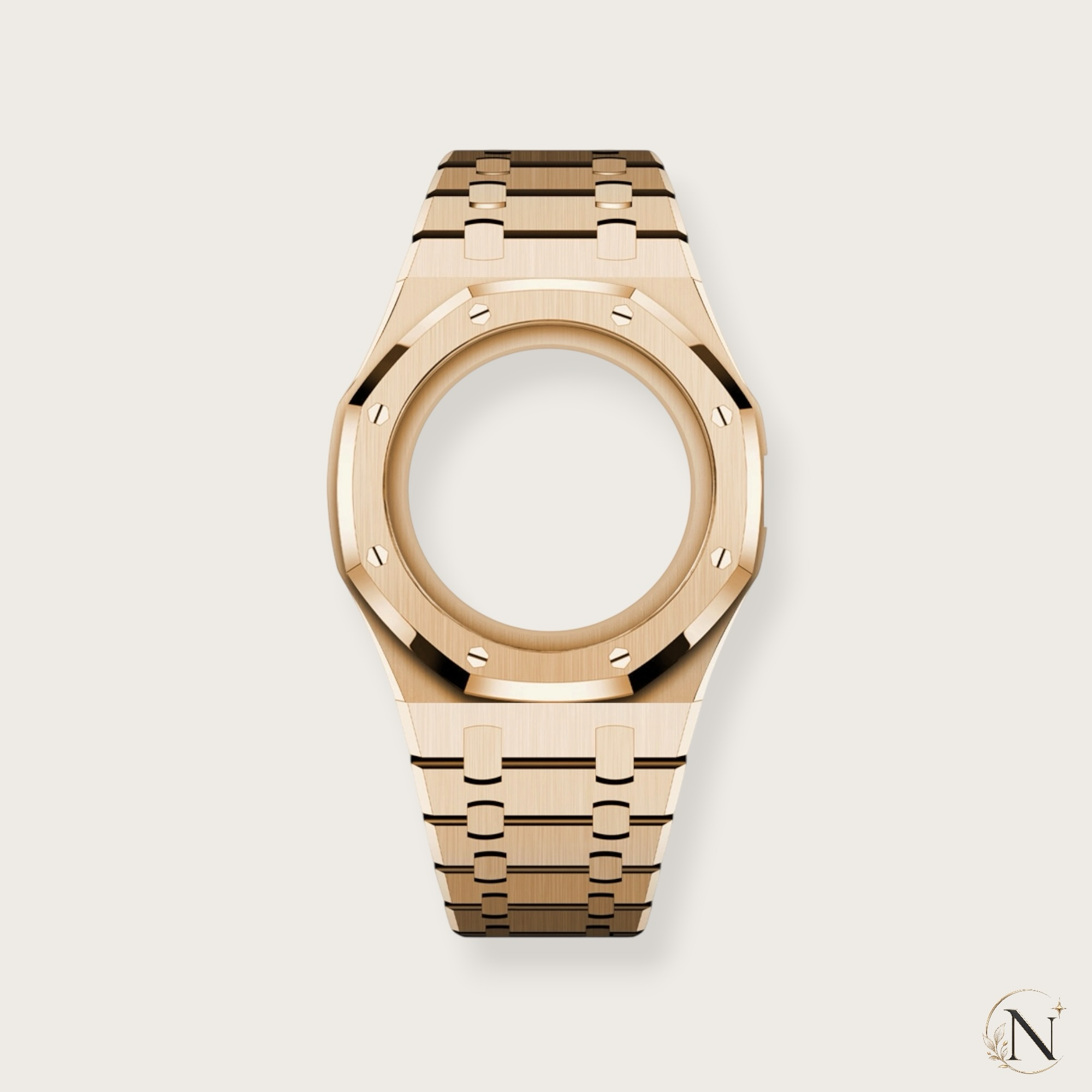 AP × Swatch ROYAL POP｜プレミアムフルステンレス ローズゴールド｜3時モデル