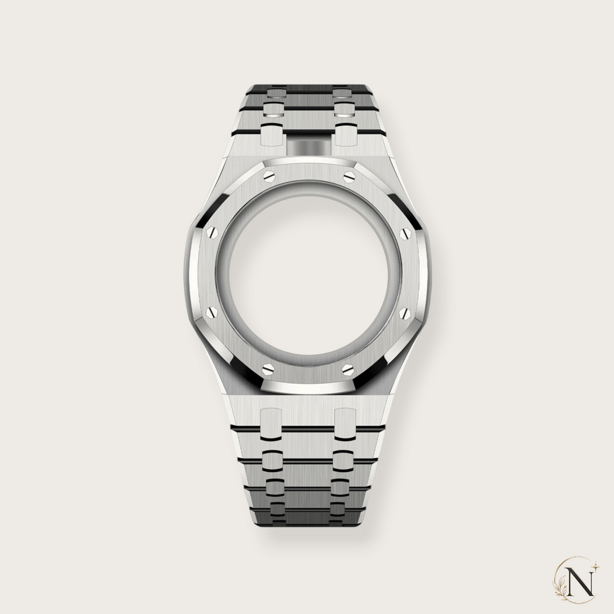 AP × Swatch ROYAL POP｜プレミアムフルステンレス シルバー｜12時モデル