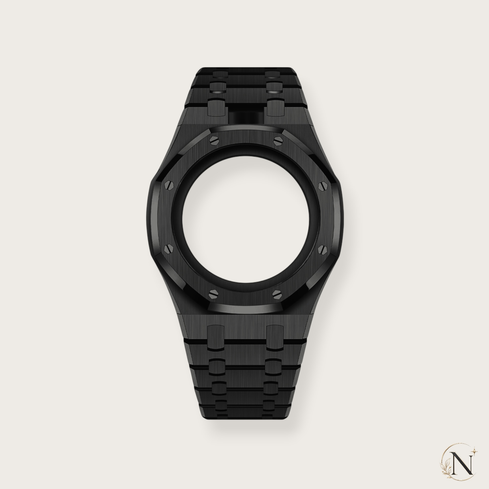 AP × Swatch ROYAL POP｜プレミアムフルステンレス ブラック｜12時モデル